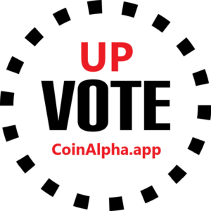 Upvotes 🆙 CoinAlpha.app